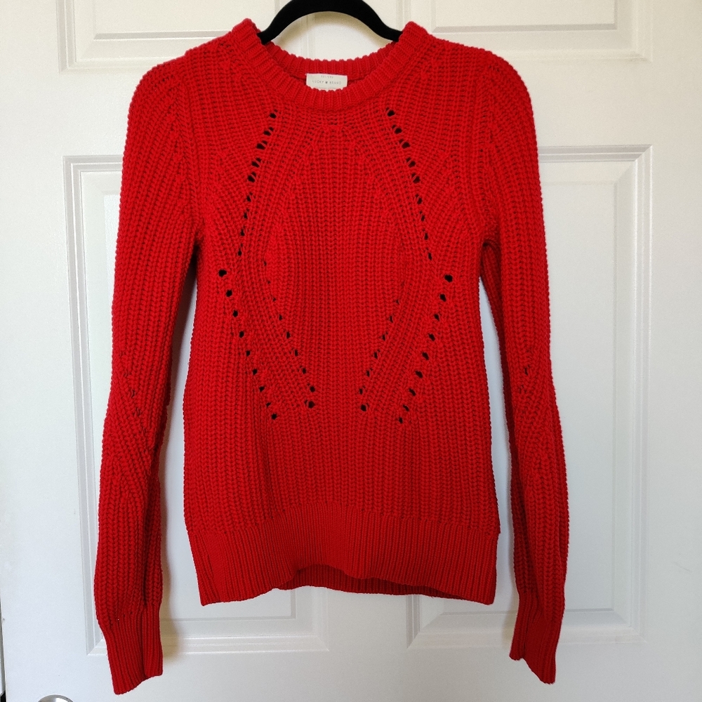 Red Lucky Brand Sweater